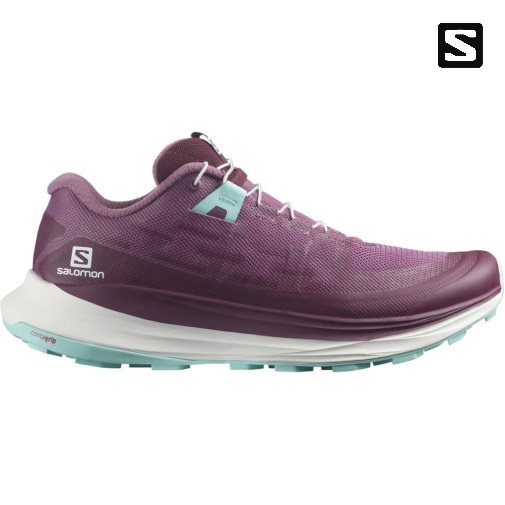 Burgundy Salomon Ultra Glide Women's Trail Running Shoes | PH 93145A